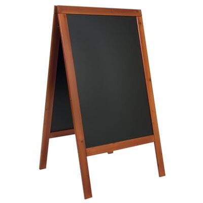 SECURIT Lavagna Da Terra Woody Bifacciale In Legno Di Pino Per Pennarelli A Gesso Liquido Per Caffè, Ristoranti, Bar, Negozi 69x125 cm Colore nero SECURIT Lavagna Da Terra Woody Bifacciale In Legno Di Pino Per Pennarelli A Gesso Liquido Per Caffè, Ristoranti, Bar, Negozi 69x125 cm Colore nero