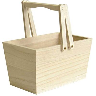 Artemio Cestino da Decorare, Legno, Beige, 16 x 17 x 10 cm Artemio Cestino da Decorare, Legno, Beige, 16 x 17 x 10 cm