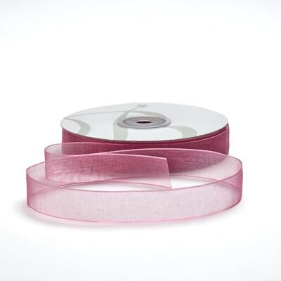 BARATTI Nastro Organza 16mm x 50m Decorativo in Poliestere Trasparente, Per Bomboniere, Regali, Feste, Fai da Te, Matrimonio, Compleanno, Artigianato, Natale, Decorazioni (Bordeaux) BARATTI Nastro Organza 16mm x 50m Decorativo in Poliestere Trasparente, Per Bomboniere, Regali, Feste, Fai da Te, Matrimonio, Compleanno, Artigianato, Natale, Decorazioni (Bordeaux)