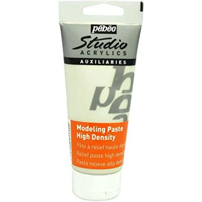 PEBEO Studio Acrilici Ausiliari Pasta per Il Sollievo di Alta densità (100 ml), Bianco PEBEO Studio Acrilici Ausiliari Pasta per Il Sollievo di Alta densità (100 ml), Bianco