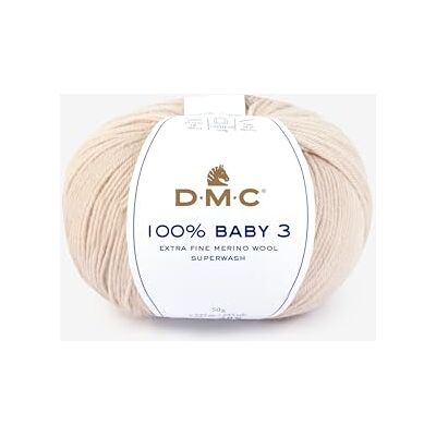 DMC Lana 100% Baby, filato per maglieria 100% lana merino 50g 225m DMC Lana 100% Baby, filato per maglieria 100% lana merino 50g 225m
