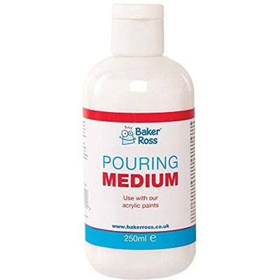 Baker Ross Pouring Medium Confezione da 1, Pouring Medium per Pittura Acrilica, Materiali Artistici, Set Artistici per Bambini Baker Ross Pouring Medium Confezione da 1, Pouring Medium per Pittura Acrilica, Materiali Artistici, Set Artistici per Bambini