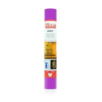 SISER ® EasyWeed® Fluo viola, 30cm x 1mt, vinile termotrasferibile termoadesivo per personalizzare i tessuti, hobby creativi, certificato VeganOk e Oeko-Tex standard 100 classe I. SISER ® EasyWeed® Fluo viola, 30cm x 1mt, vinile termotrasferibile termoadesivo per personalizzare i tessuti, hobby creativi, certificato VeganOk e Oeko-Tex standard 100 classe I.