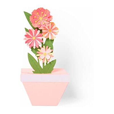 Sizzix Set di Fustelle Thinlits 9 pz Pianta in Vaso Pop-Up di Georgie Evans, Multicolore, Taglia unica Sizzix Set di Fustelle Thinlits 9 pz Pianta in Vaso Pop-Up di Georgie Evans, Multicolore, Taglia unica