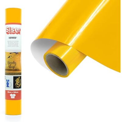SISER ® EasyWeed® Giallo, 30cm x 1mt, vinile termotrasferibile termoadesivo per personalizzare i tessuti, hobby creativi, certificato VeganOk e Oeko-Tex standard 100 classe I. SISER ® EasyWeed® Giallo, 30cm x 1mt, vinile termotrasferibile termoadesivo per personalizzare i tessuti, hobby creativi, certificato VeganOk e Oeko-Tex standard 100 classe I.