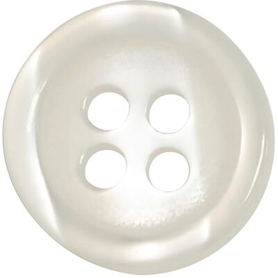 Aerzetix C74860 Set di 10 Bottoni per cucire rotondi Ø11.5x3.5mm con bordo a 4 fori L18 18L diametro apertura 1.8mm in plastica colore bianco trasparente merceria cucito Aerzetix C74860 Set di 10 Bottoni per cucire rotondi Ø11.5x3.5mm con bordo a 4 fori L18 18L diametro apertura 1.8mm in plastica colore bianco trasparente merceria cucito