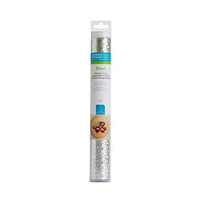 Cricut permanente vinile olografico art deco Argento 30,5 cm x 1,2 m 12 "x 48" Rotolo di vinile auto adesivo Per l'uso con tutte le macchine da taglio Cricut permanente vinile olografico art deco Argento 30,5 cm x 1,2 m 12 "x 48" Rotolo di vinile auto adesivo Per l'uso con tutte le macchine da taglio