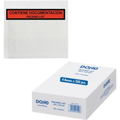 DOHE 1.000 unità Packing List 140x125 mm DOHE 1.000 unità Packing List 140x125 mm