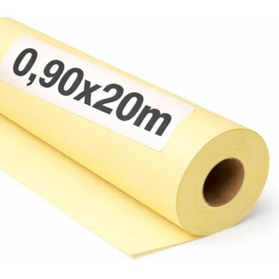 OFITURIA Papel Kraft Giallo Pastello Rollo 0,90x20m 3 Rotoli Carta da pacchi e carta da regalo, carta da imballaggio per spedizioni e fai-da-te, resistente e facile da tagliare OFITURIA Papel Kraft Giallo Pastello Rollo 0,90x20m 3 Rotoli Carta da pacchi e carta da regalo, carta da imballaggio per spedizioni e fai-da-te, resistente e facile da tagliare