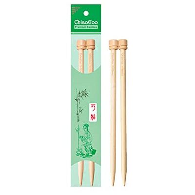 ChiaoGoo Natural (23 cm, 9,00 mm) Ago di bambù a punta singolo 1 unità ChiaoGoo Natural (23 cm, 9,00 mm) Ago di bambù a punta singolo 1 unità
