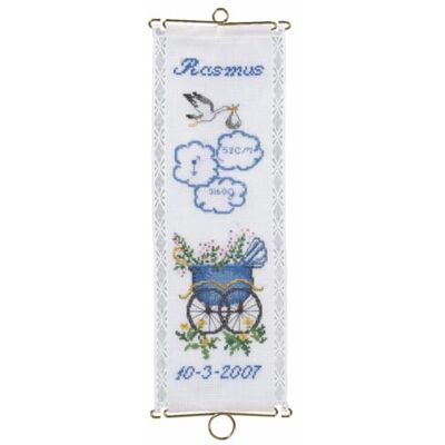 Permin Rasmus Kit Ricamo - 12x35cm Set Ricamo Permin Rasmus Kit Ricamo - 12x35cm Set Ricamo