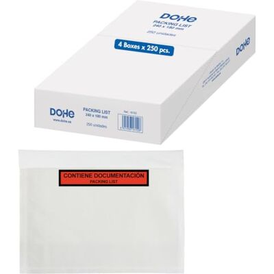 DOHE 1.000 unità Packing List 240x180 mm DOHE 1.000 unità Packing List 240x180 mm