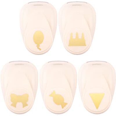 Creative Set di fustelle – Fiocco, torte, caramelle, palloncini, bandiera, 5 pezzi, carta colorata e materiale per bricolage fino a 250 g/m², per fai da te, con carta e scrapbooking Creative Set di fustelle – Fiocco, torte, caramelle, palloncini, bandiera, 5 pezzi, carta colorata e materiale per bricolage fino a 250 g/m², per fai da te, con carta e scrapbooking