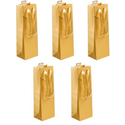 Eurowrap CLAIREFONTAINE Pack 5 sacchetti regalo Premium 12,5x9,5x38cm Eurowrap CLAIREFONTAINE Pack 5 sacchetti regalo Premium 12,5x9,5x38cm