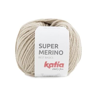 Katia Super Merino di in gomitoli da 100 g e 125 metri, colore beige 8 Katia Super Merino di in gomitoli da 100 g e 125 metri, colore beige 8