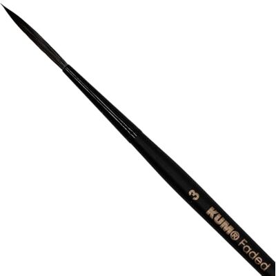 KUM Pennello per acquerello Faded Rigger misura 3 KUM Pennello per acquerello Faded Rigger misura 3