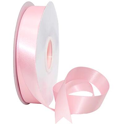 Morex Nastro di raso double face 2/8 "x 45 m nastro rosa chiaro per confezioni regalo, biglietti regalo di compleanno, abito di raso per donne, nastri di seta per artigianato, Morex Nastro di raso double face 2/8 "x 45 m nastro rosa chiaro per confezioni regalo, biglietti regalo di compleanno, abito di raso per donne, nastri di seta per artigianato,