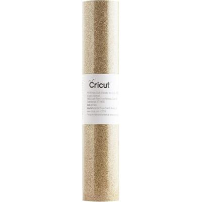 Cricut Iron-On Glitter 12"X19"-Gold Cricut Iron-On Glitter 12"X19"-Gold