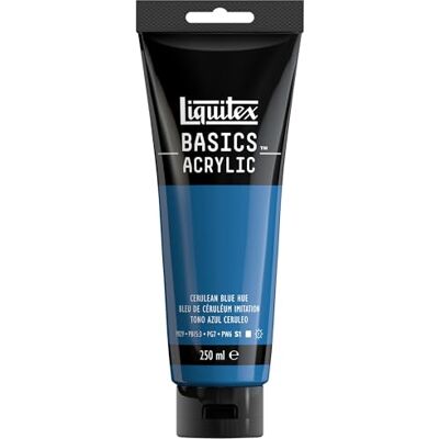 Liquitex Basics Pittura acrilica, Pigmenti per artisti monopigmentati, Resistente alla luce, durevole nel tempo, Finitura satinata, Tubo da 250 ml Blu Ceruleo Imitazione Liquitex Basics Pittura acrilica, Pigmenti per artisti monopigmentati, Resistente alla luce, durevole nel tempo, Finitura satinata, Tubo da 250 ml Blu Ceruleo Imitazione