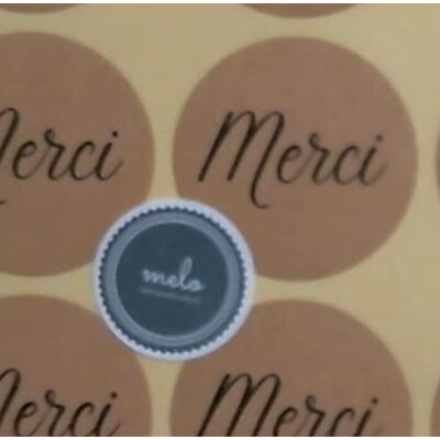 MELOO Etichetta adesiva grazie Craft MELOO Etichetta adesiva grazie Craft