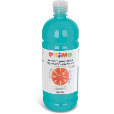 PRIMO Tempere Lavabili per Bambini +3 Anni e Principianti in Bottiglia da 1L, Colori a Tempera Primi Passi per Dipingere su Carta, Stoffa, Vetro e Altro, Lavoretti Creativi per Bambini e Hobby PRIMO Tempere Lavabili per Bambini +3 Anni e Principianti in Bottiglia da 1L, Colori a Tempera Primi Passi per Dipingere su Carta, Stoffa, Vetro e Altro, Lavoretti Creativi per Bambini e Hobby