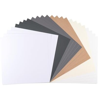 Creative Florence Carta autoadesiva per bricolage, quadrata, 30,5 x 30,5 cm, mix di colori, 24 pezzi, carta stampabile, per lavori di bricolage e hobby Creative Florence Carta autoadesiva per bricolage, quadrata, 30,5 x 30,5 cm, mix di colori, 24 pezzi, carta stampabile, per lavori di bricolage e hobby