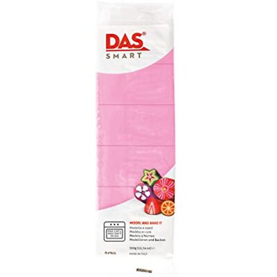 DAS Smart Pasta Modellabile Termoindurente Panetto Pretagliato 350 g Rosa DAS Smart Pasta Modellabile Termoindurente Panetto Pretagliato 350 g Rosa