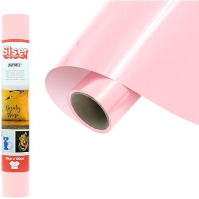 SISER ® EasyWeed® Rosa chiaro, 30cm x 1mt, vinile termotrasferibile termoadesivo per personalizzare i tessuti, hobby creativi, certificato VeganOk e Oeko-Tex standard 100 classe I. SISER ® EasyWeed® Rosa chiaro, 30cm x 1mt, vinile termotrasferibile termoadesivo per personalizzare i tessuti, hobby creativi, certificato VeganOk e Oeko-Tex standard 100 classe I.