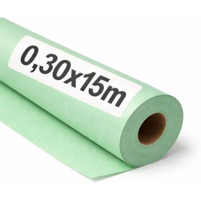 OFITURIA Papel Kraft Verde Pastello Rollo 0,30x15m 1 Rotolo Carta da pacchi e carta da regalo, carta da imballaggio per spedizioni e fai-da-te, resistente e facile da tagliare OFITURIA Papel Kraft Verde Pastello Rollo 0,30x15m 1 Rotolo Carta da pacchi e carta da regalo, carta da imballaggio per spedizioni e fai-da-te, resistente e facile da tagliare