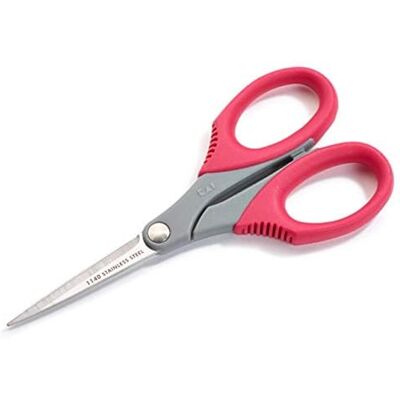 Prym Hobby Forbici Per Lavoro A Mano Lunghezza: 14 Cm, Rosso/Grigio/Argento Prym Hobby Forbici Per Lavoro A Mano Lunghezza: 14 Cm, Rosso/Grigio/Argento