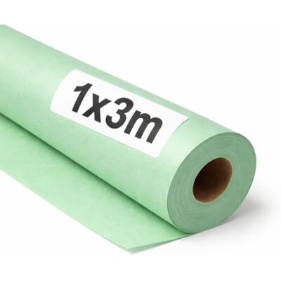 OFITURIA Papel Kraft Verde Pastello Rollo 1x3m 3 Rotoli Carta da pacchi e carta da regalo, carta da imballaggio per spedizioni e fai-da-te, resistente e facile da tagliare OFITURIA Papel Kraft Verde Pastello Rollo 1x3m 3 Rotoli Carta da pacchi e carta da regalo, carta da imballaggio per spedizioni e fai-da-te, resistente e facile da tagliare