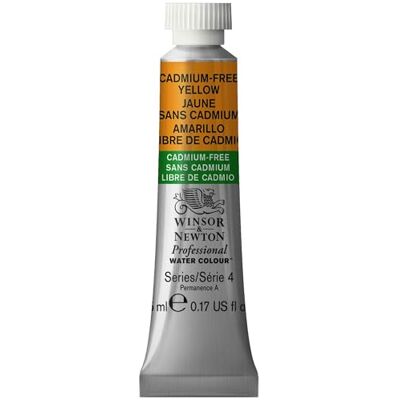 Winsor & Newton Professional Vernici ad acquerello, vivaci e resistenti alla luce, pigmenti per artisti, TUBO 5 ML, colore: Giallo Privo Di Cadmio Winsor & Newton Professional Vernici ad acquerello, vivaci e resistenti alla luce, pigmenti per artisti, TUBO 5 ML, colore: Giallo Privo Di Cadmio