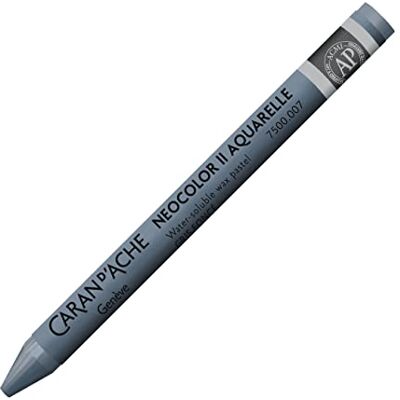 Caran d'Ache NEOCOLOR II 007 grigio scuro/grigio scuro () / pastello 10 pezzi (1 confezione) / cera acquerellabile/per carta, cartone, vetro, legno, pelle e pietra Caran d'Ache NEOCOLOR II 007 grigio scuro/grigio scuro () / pastello 10 pezzi (1 confezione) / cera acquerellabile/per carta, cartone, vetro, legno, pelle e pietra