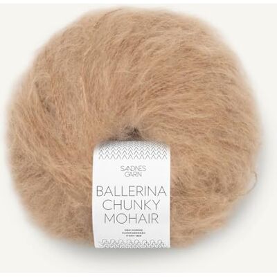 Sandnes Garn Ballerina Chunky Mohair – Colore: Camel (3031) – 50 g/ca. 135 m lana Sandnes Garn Ballerina Chunky Mohair – Colore: Camel (3031) – 50 g/ca. 135 m lana