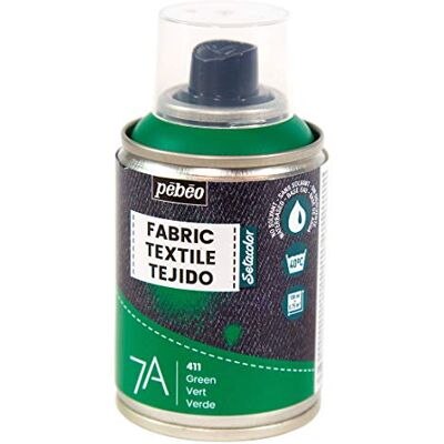 PEBEO Pittura spray per tessuti 7A Spray Tessuti naturali e sintetici A base acqua Senza solventi Lavabile in lavatrice Pittura su tessuto colore Verde PEBEO Pittura spray per tessuti 7A Spray Tessuti naturali e sintetici A base acqua Senza solventi Lavabile in lavatrice Pittura su tessuto colore Verde