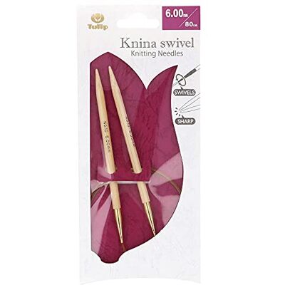 Tulip Knina Ago Circolare Swivel 80 cm 6.00 mm Tulip Knina Ago Circolare Swivel 80 cm 6.00 mm
