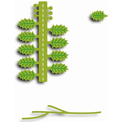 Go Craft Distribution SCC - Holly Sprig - Small - Oggetto decorativo Go Craft Distribution SCC - Holly Sprig - Small - Oggetto decorativo