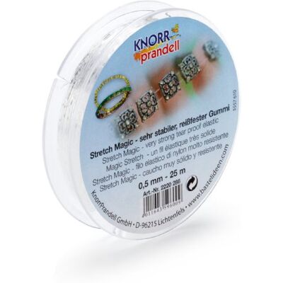 Knorr Prandell - 2220286 Filo elastico - Filo di gomma per creazioni Knorr Prandell - 2220286 Filo elastico - Filo di gomma per creazioni