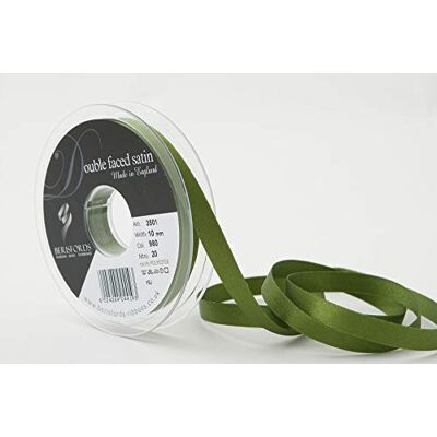 Berisfords 3501 Nastro di Raso Double Face, Poliestere, Cipresso, 10 mm, 20 unità Berisfords 3501 Nastro di Raso Double Face, Poliestere, Cipresso, 10 mm, 20 unità