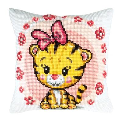 ART Kit per ricamo a punto croce Baby Tiger, stampa ART Kit per ricamo a punto croce Baby Tiger, stampa