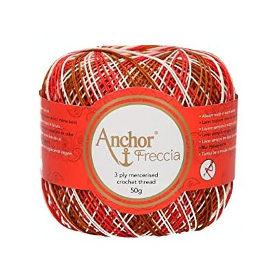 Anchor Freccia 4787012, filato per uncinetto, 100% cotone, multicolore, spessore 12 9449. Anchor Freccia 4787012, filato per uncinetto, 100% cotone, multicolore, spessore 12 9449.