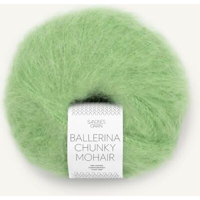 Sandnes Garn Ballerina Chunky Mohair – Colore: Spring Green (8733) – 50 g/ca. 135 m lana Sandnes Garn Ballerina Chunky Mohair – Colore: Spring Green (8733) – 50 g/ca. 135 m lana