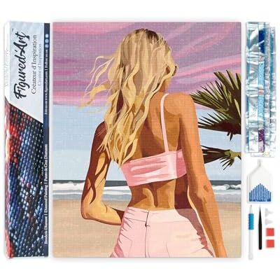 Diamond Painting Art 5D kit completo 40x50cm Tela Arrotolata Interamente da Ricoprire di Diamonds Quadrati Bellezza al crepuscolo Pittura Diamante Attività Creativa per Adulti Diamond Painting Art 5D kit completo 40x50cm Tela Arrotolata Interamente da Ricoprire di Diamonds Quadrati Bellezza al crepuscolo Pittura Diamante Attività Creativa per Adulti