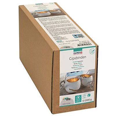 Glorex Keratex Bende di Gesso 10 cm x 5 m, 10 Rotoli, Tessuto da Modellare Delicato sulla Pelle, per l'artigianato e Il modellismo, per Maschere e Impronte sul pancione del Bambino Glorex Keratex Bende di Gesso 10 cm x 5 m, 10 Rotoli, Tessuto da Modellare Delicato sulla Pelle, per l'artigianato e Il modellismo, per Maschere e Impronte sul pancione del Bambino