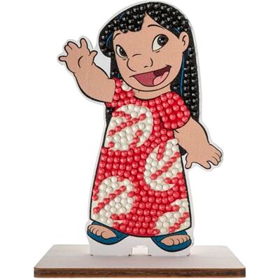 ART Buddies il Kit Diamond Painting Originale, Lilo, Collezione Disney Lilo & Stitch con Diamatini in Resina Brillante, Set Creativo 6+ con Supporto in Legno, 11cm, ART Buddies il Kit Diamond Painting Originale, Lilo, Collezione Disney Lilo & Stitch con Diamatini in Resina Brillante, Set Creativo 6+ con Supporto in Legno, 11cm,
