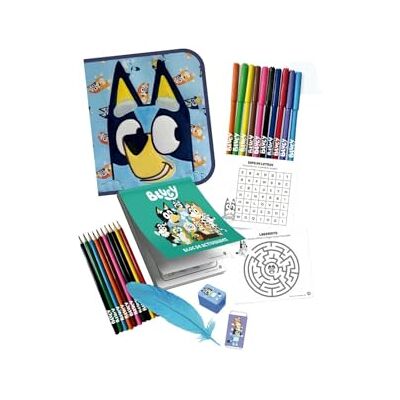 Cefa Toys Astuccio Fluffy Bluey, morbido volto di Bluey, 23 pezzi, blocco di attività, adatto per bambini dai 3 anni in su. Cefa Toys Astuccio Fluffy Bluey, morbido volto di Bluey, 23 pezzi, blocco di attività, adatto per bambini dai 3 anni in su.