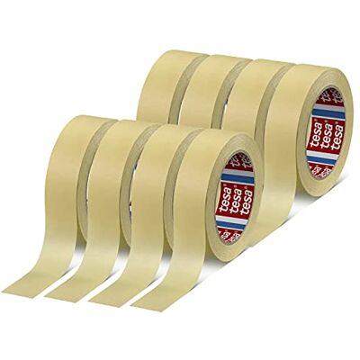 Tesa krepp 4323 Nastro per mascheratura Basic Nastro per mascheratura per pittori, per lavori leggeri di verniciatura in interni, beige chiaro, 50 m x 38 mm ciascuno confezione da 8 Tesa krepp 4323 Nastro per mascheratura Basic Nastro per mascheratura per pittori, per lavori leggeri di verniciatura in interni, beige chiaro, 50 m x 38 mm ciascuno confezione da 8