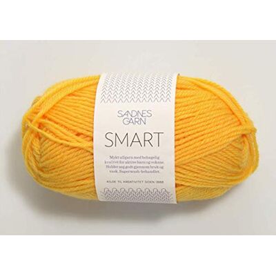 Sandnes Garn Smart Col.2206 giallo, ca. 100 m, 50 g Sandnes Garn Smart Col.2206 giallo, ca. 100 m, 50 g