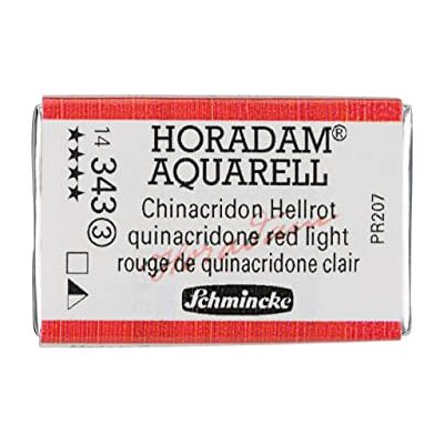 Schmincke HORADAM® AQUARELL Lampade per artisti, 343 Chinacridon rojo claro, 14 343 043, 1/1 godet Schmincke HORADAM® AQUARELL Lampade per artisti, 343 Chinacridon rojo claro, 14 343 043, 1/1 godet