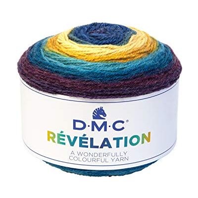DMC Révélation Filato da maglia leggero, multicolore 150 g 520 m DMC Révélation Filato da maglia leggero, multicolore 150 g 520 m